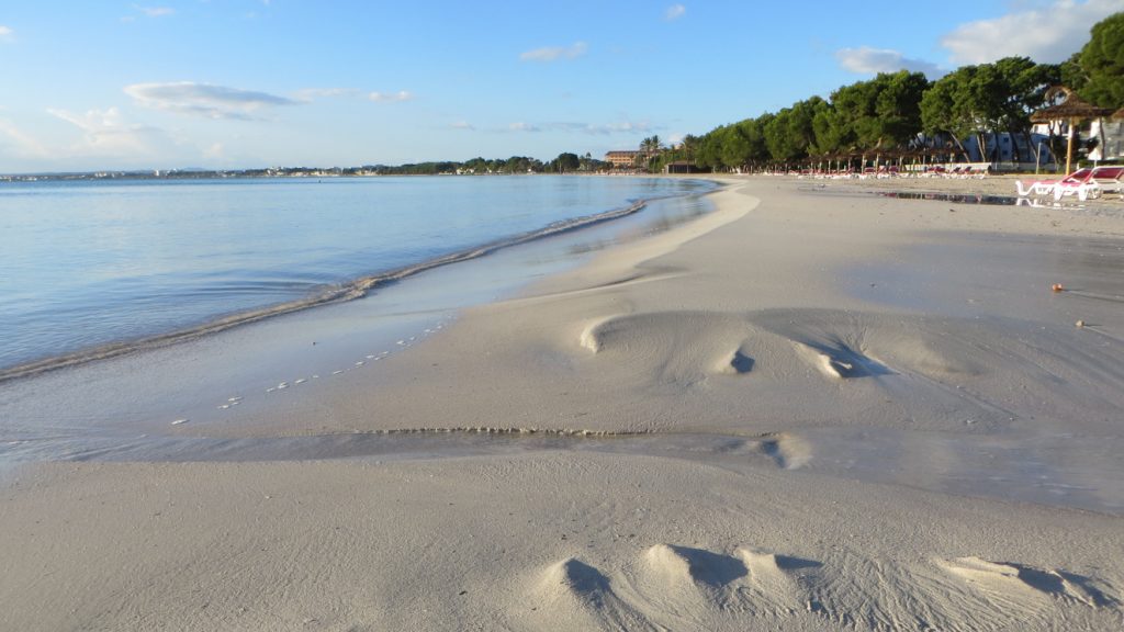 Sandstranden i Alcudia.