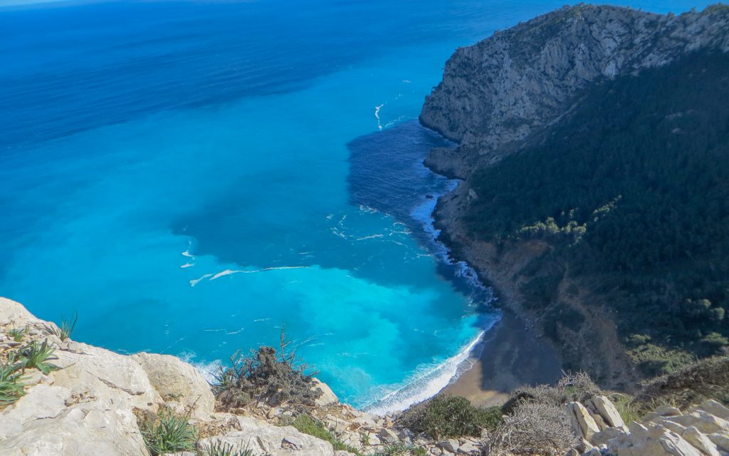 PLatja de Coll Baix ovanifrån