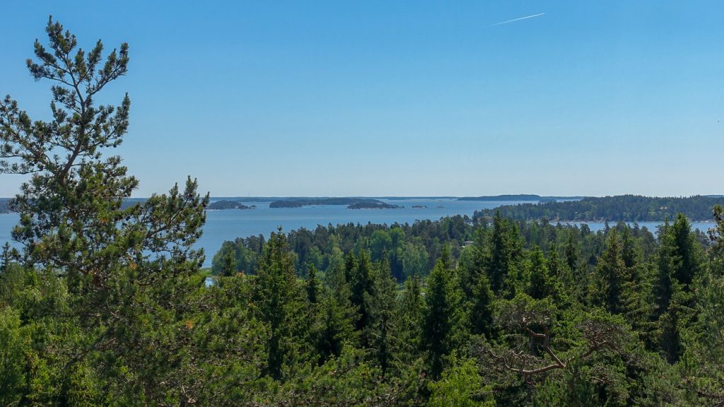 Havsutsikt på Sörmlandsleden nära Tullgarn