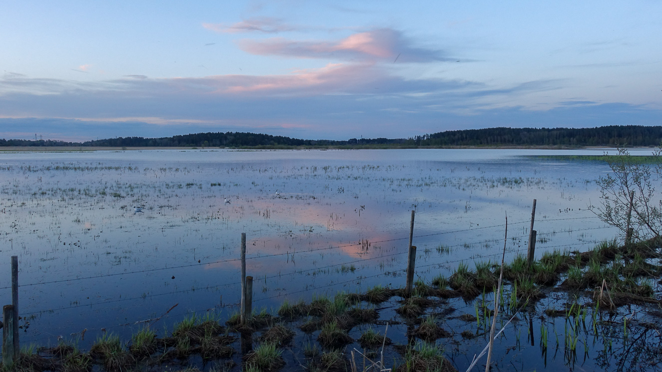 Skymning vid Hjälstaviken
