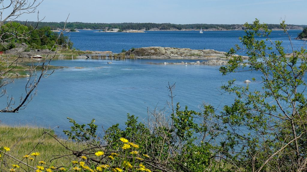 Utsikt över Östersjön vid Stensund