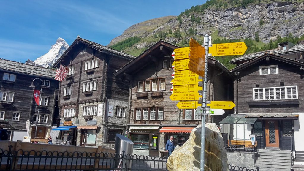 Zermatt med Matterhorn
