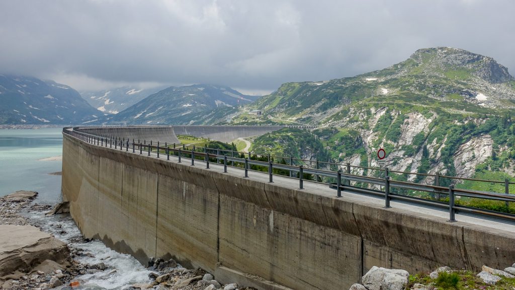 Dammen vid Tauernmoosspeicher