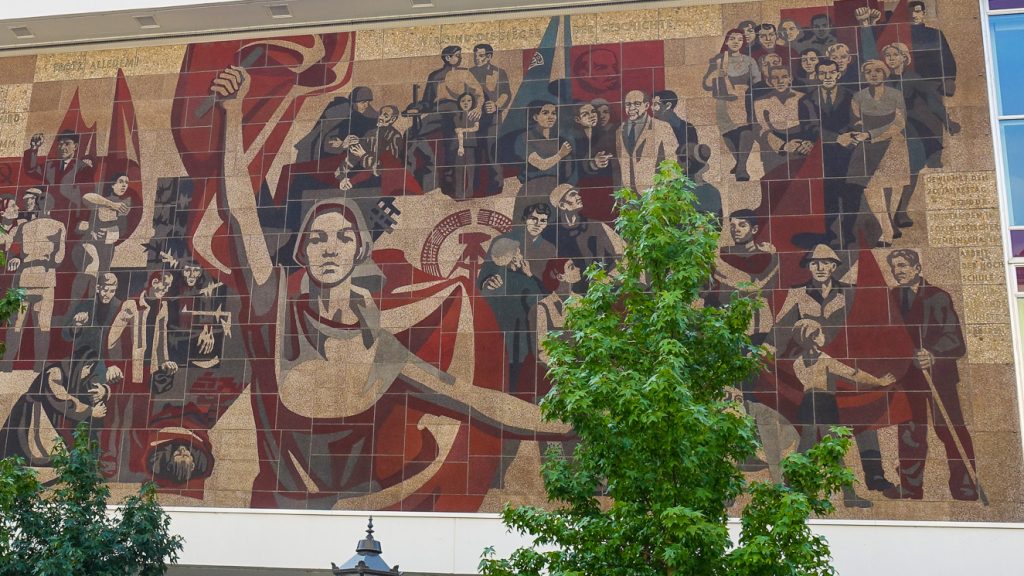 Väggmålning från DDR-tiden