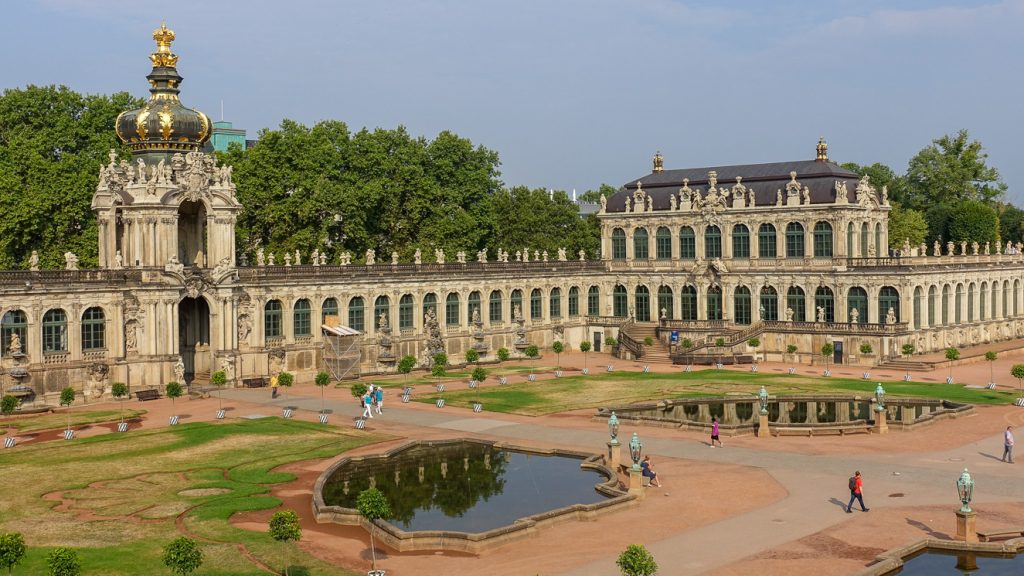 Barockbyggnader i Dresden