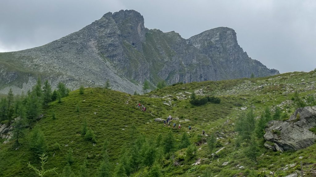 Graukogel på väg mot Palfnersee