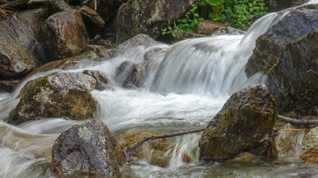 Vattenfall på väg till Palfnersee