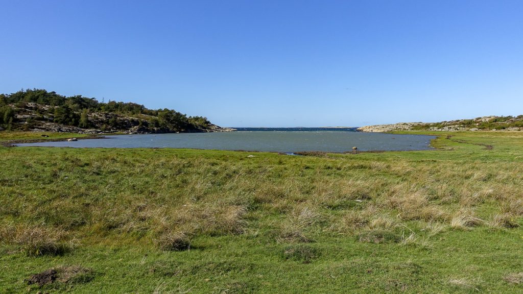 Havsvik i Vallda Sandö naturreservat